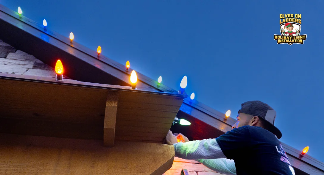 professional christmas light installation house display